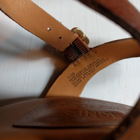 Korks by Kork Ease Cruz Leather Sandal Heels 7 - Picture 8 of 8